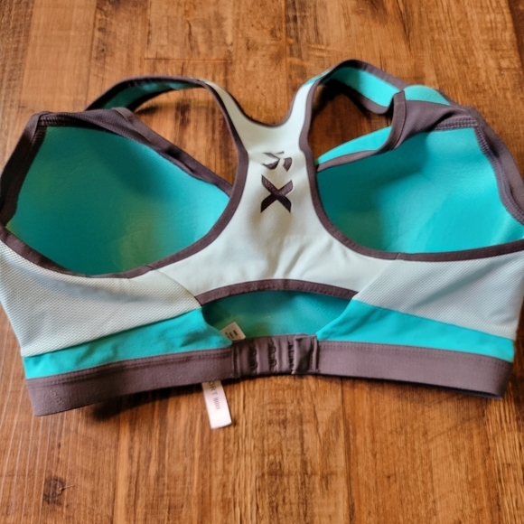 Victoria's Secret VSX Sport Blue Teal High Impact Sports Bra - Picture 2 of 6